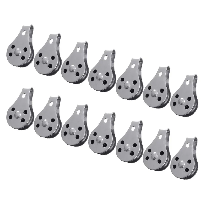 Heavy Duty Cable Wire Rope Roller Nylon Pulley for Washing Line Sailing Lifting 3