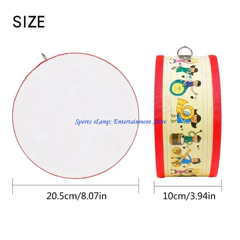 G7NF 어린이 타악기 양면 드럼 어린이 교육 뮤지컬 장난감