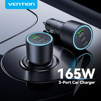 Vention 165W USB-C Car Charger 1