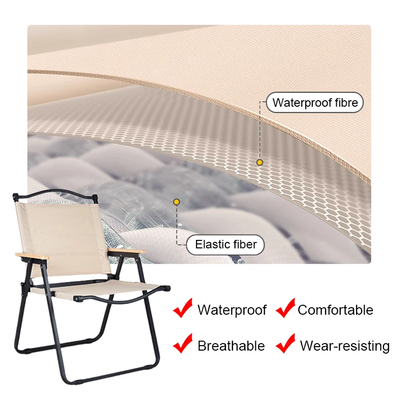 Description Picture 3 of itemOutdoor Camping Kermit Chair Portable Folding Chair Fishing Stool Leisure Chair for Barbecue Garden Picnic Beach BBQ