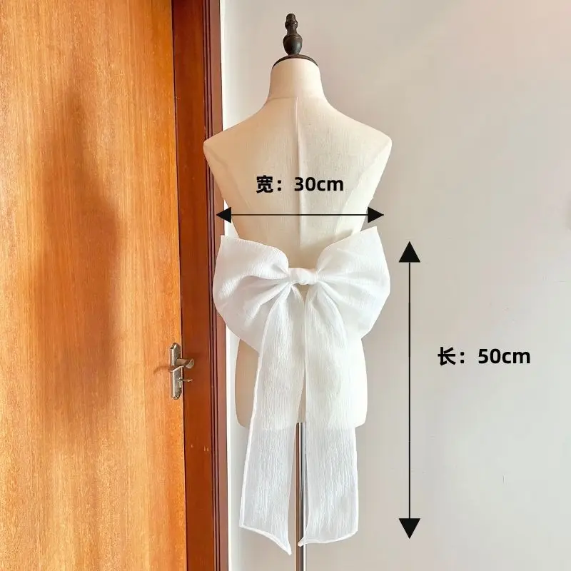 Bride Accessories Detachable Bow Belt for Women's Wedding Dress Party Dress Accessories
