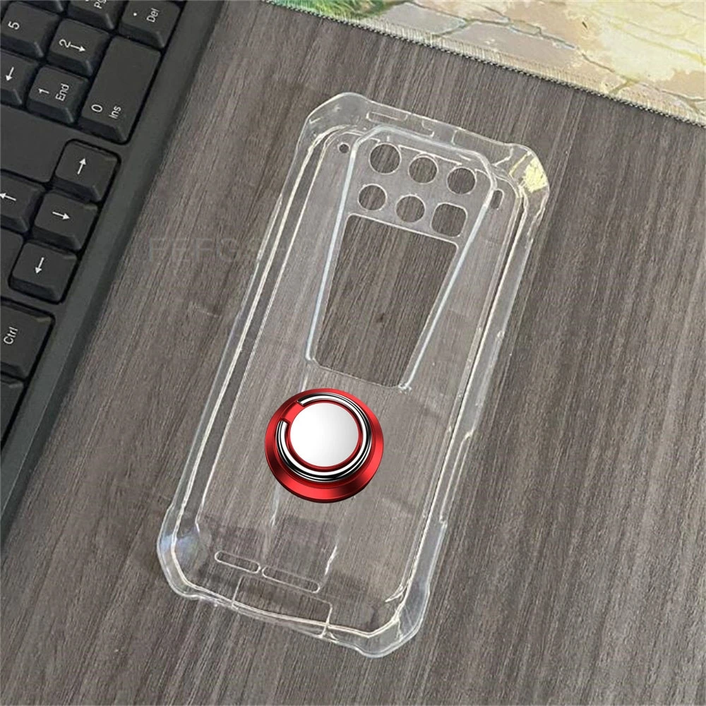 Durable TPU Silicone Phone Case with Back Ring Holder