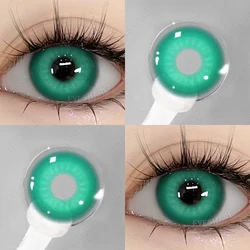 AMARA Vibrant Green Cosplay & Beauty Contact Lenses - Free Shipping (NEBULA - GREEN)