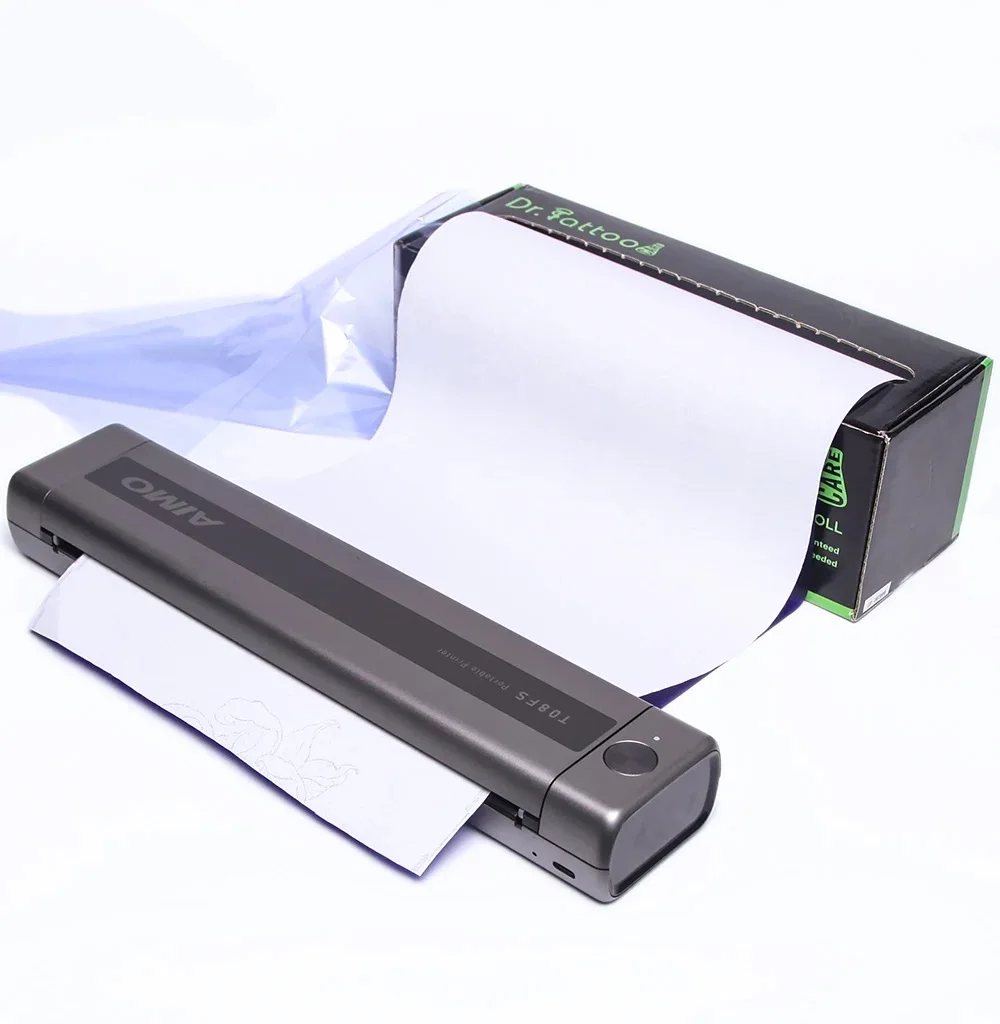 Tattoo Transfer Paper Transfer Paper Used in Transfer Machines Large Sized 30 Meters Long Roll Thermal Paper Ultra Easy Use