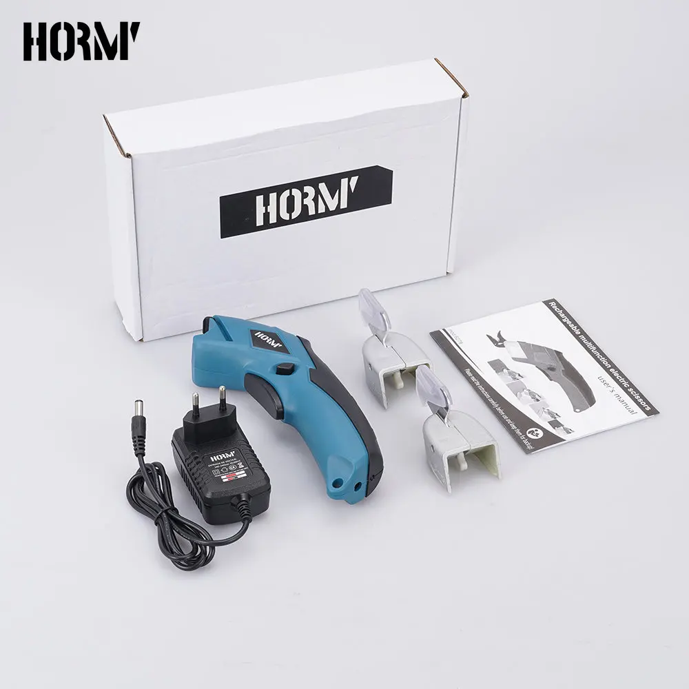 Hormy 3.6V Electric Scissors Sewing Shear Cordless Cloth Cutting Machine Cutter Fabric Cloth Carpet PVC Leather Portable Tool portable stripping pliers thread cutting stripping wire shuikou shear electronic pliers diagonal cutting pliers hand tools