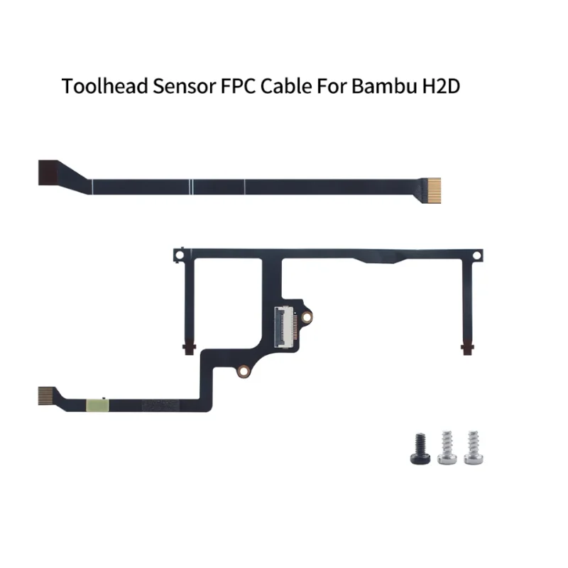 FPC-Kabel für den Werkzeugkopfsensor, passend für Bambu Lab H2D, zum Verbinden des Hall-Effekt-Sensors, der Extruder-Rollen und der vorderen Abdeckung mit der Hall-Platine und der TH-Platine.
