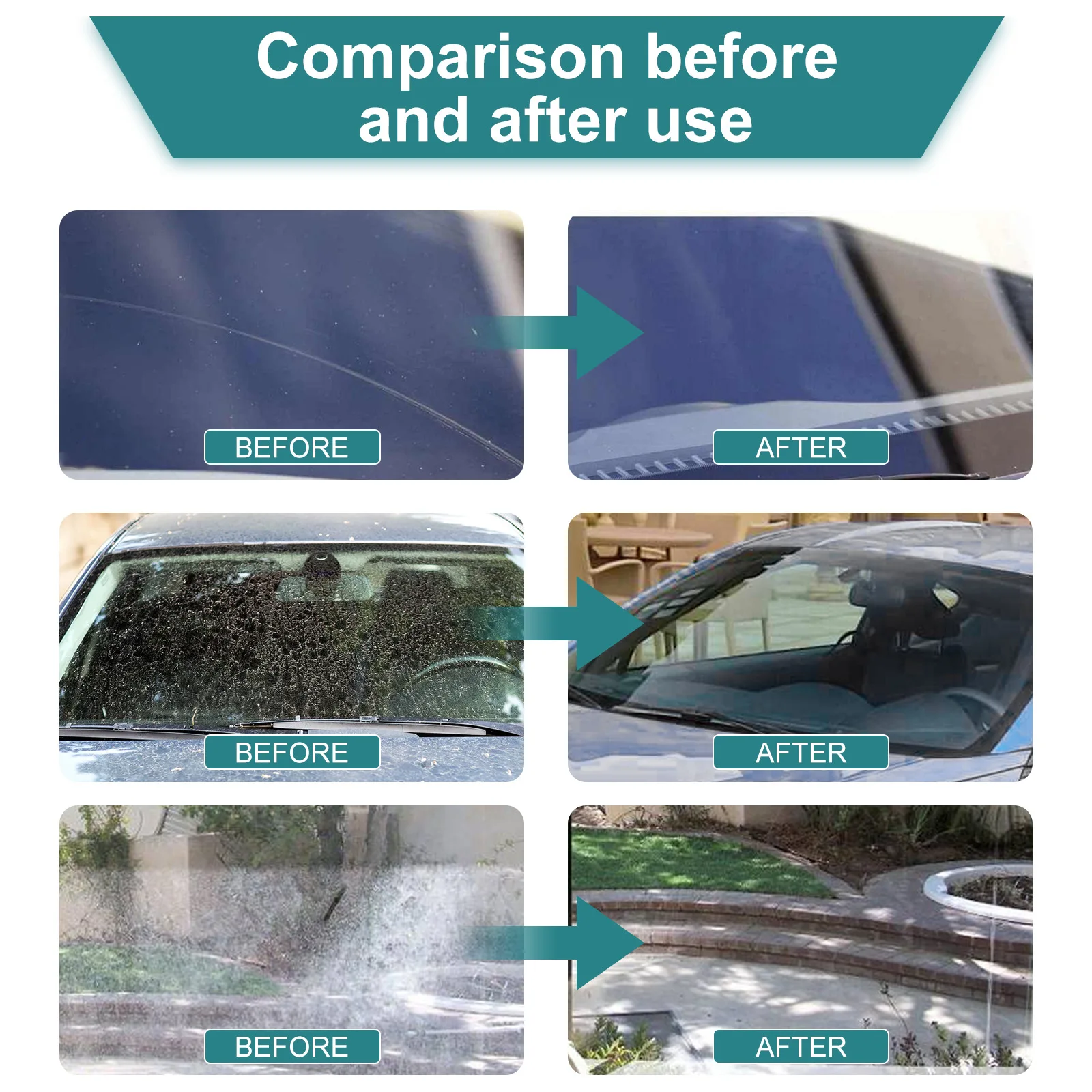 100g 세륨옥사이드 유리 연마제 윈도우 윈드스크린 스크래치 제거제 수리 왁싱 폴리쉬 패드 세륨옥사이드