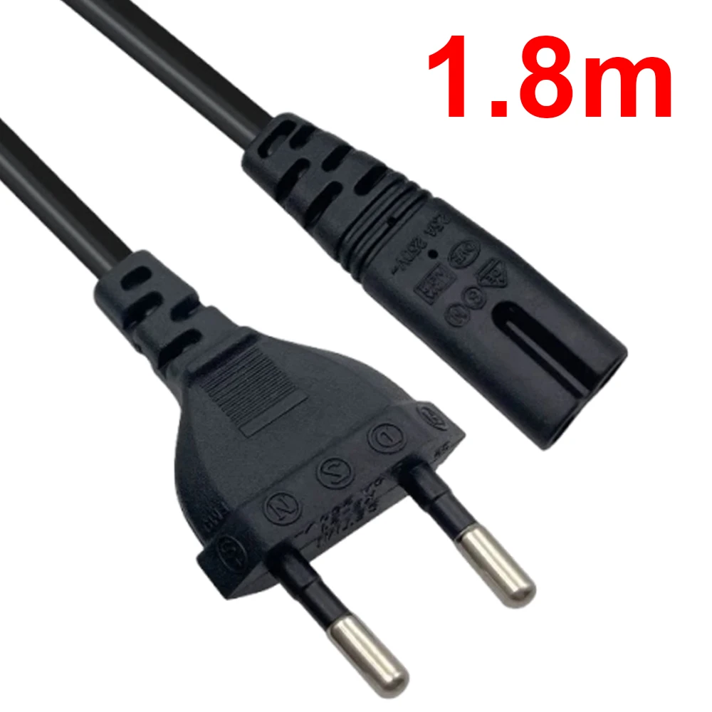 Universal EU 2-Prong C7 Power Extension Cable