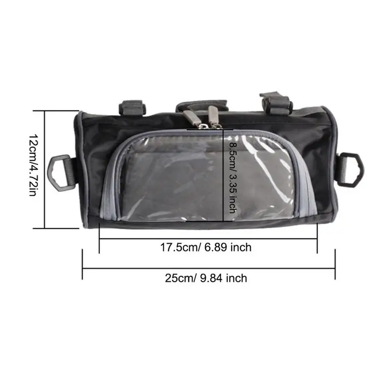 Motorcycle head storage bag Waterproof bag Mobile phone built-in touch screen storage bag electric car front storage Saddle bag