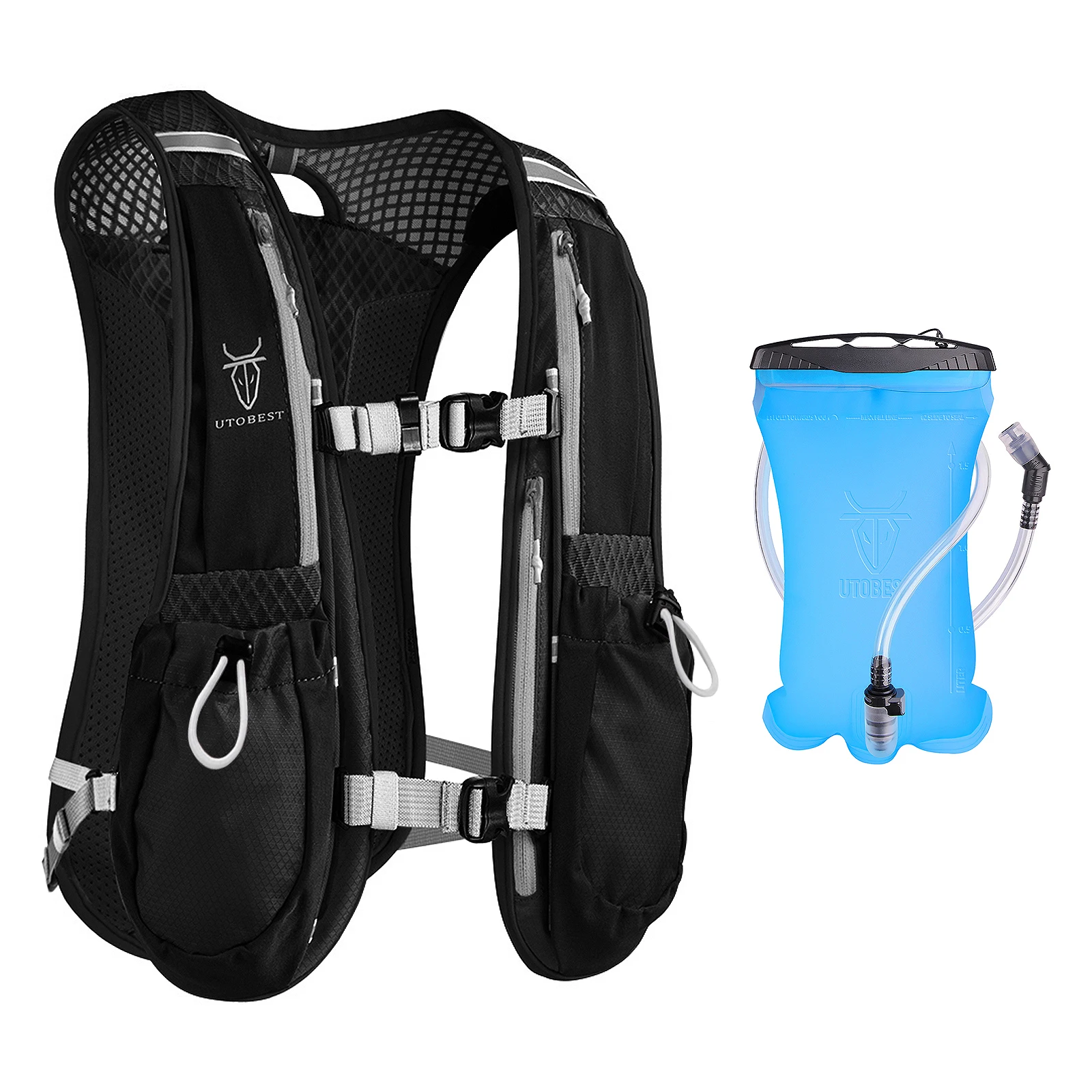 Ultra Lightweight Hydration Vest 5L with 1.5L Water Bladder