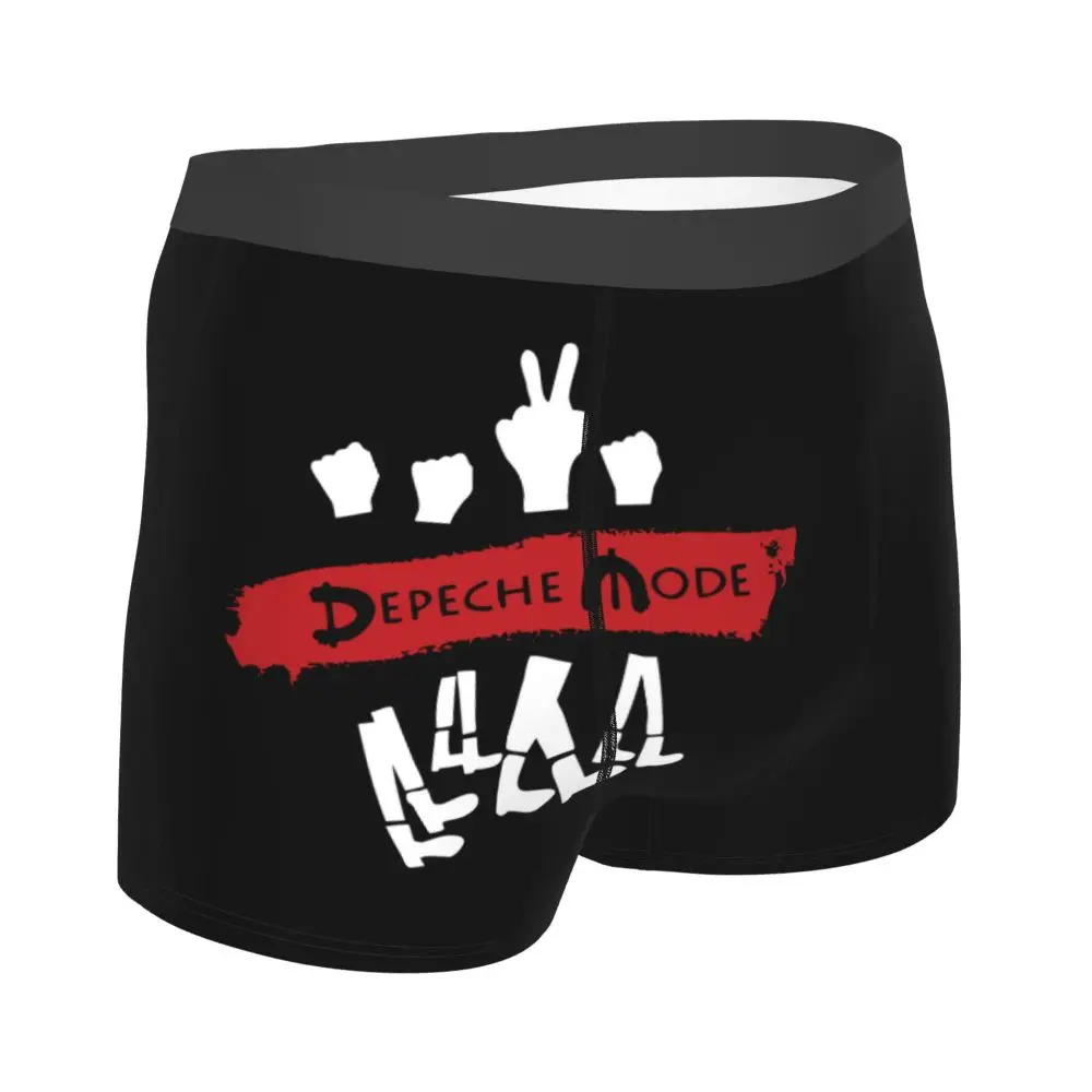 Custom Electronic Rock Depeche Cool Mode Boxers Shorts Men Briefs Underwear Cool Underpants