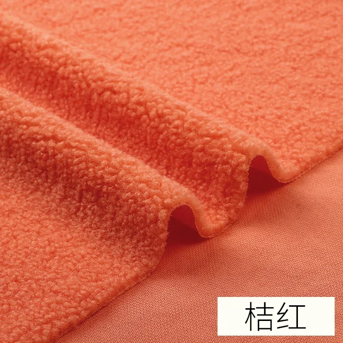 Luxurious Lamb Wool Fabric - Soft Coral Fleece Plush