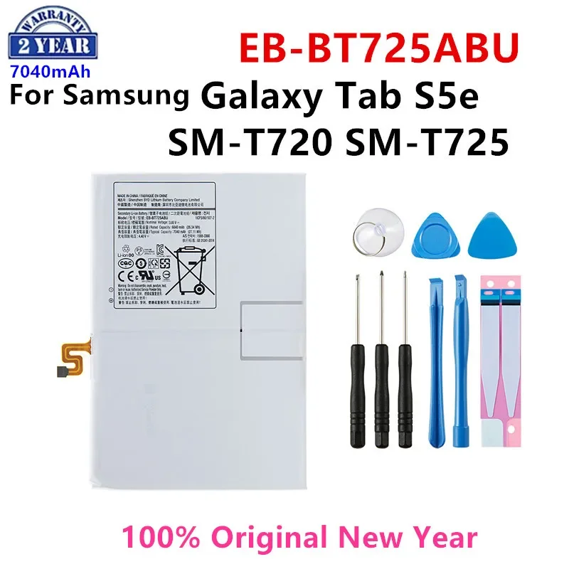 

Оригинальный телефон SAMSUNG, 7040 мАч, Сменный аккумулятор для планшета Samsung Galaxy Tab S5e T725C T720, Фотосессия + Инструменты