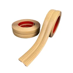 Flexible Peel and Stick PVC Wall Trim - 2cm x 2m, Self - Adhesive Corner Protector (Yellow Grain 2CM - 2M)