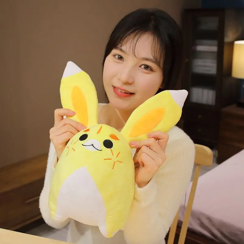 

Genshin Impact 40cm Cute Yaoyao's Pet Rabbit Soft Stuffed Plush Yuegui Doll Toys Kawaii Christmas Birthday Gift for Girl Friends