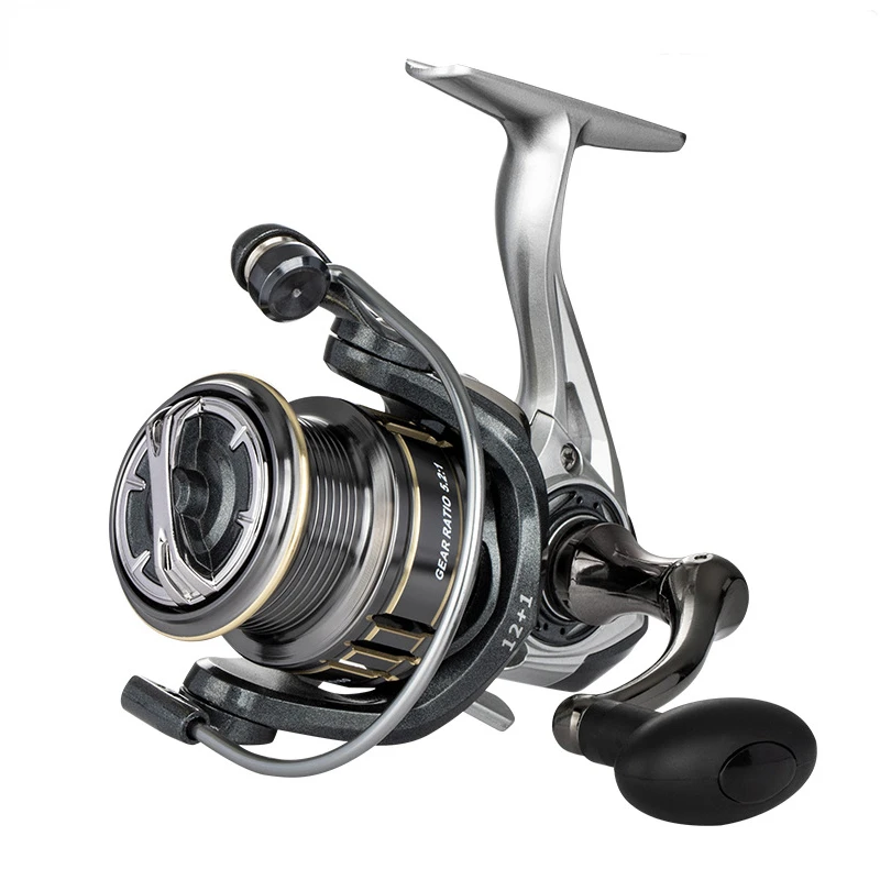 Metal 1500 2500 GB-Series Saltwater/Freshwater Fishing Reel Max Drag 8kg Metal Swing Arm Spinning Reel baitcasting reel