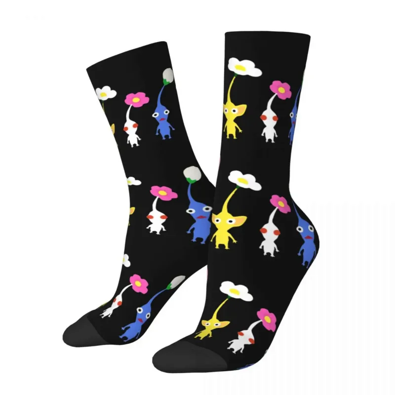 

Winter Warm Retro Unisex Cute Pikmin Socks Breathable Football Socks