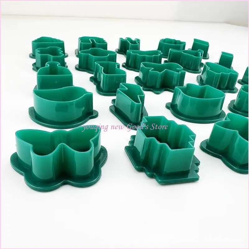 57QA Polymer-Ton-Ausstecher-Set, Ton-Ohrring-Ausstecher, Ton-Ausstecher für Polymer-Ton-Schmuckherstellung mit Ohrringkarten – Detail 10