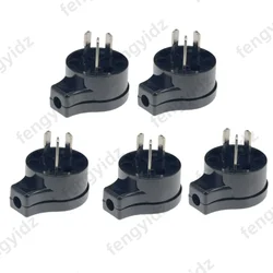 Universal AU/NZ 10A Power Charger Adapter with Detachable Plug (Black  5pcs)