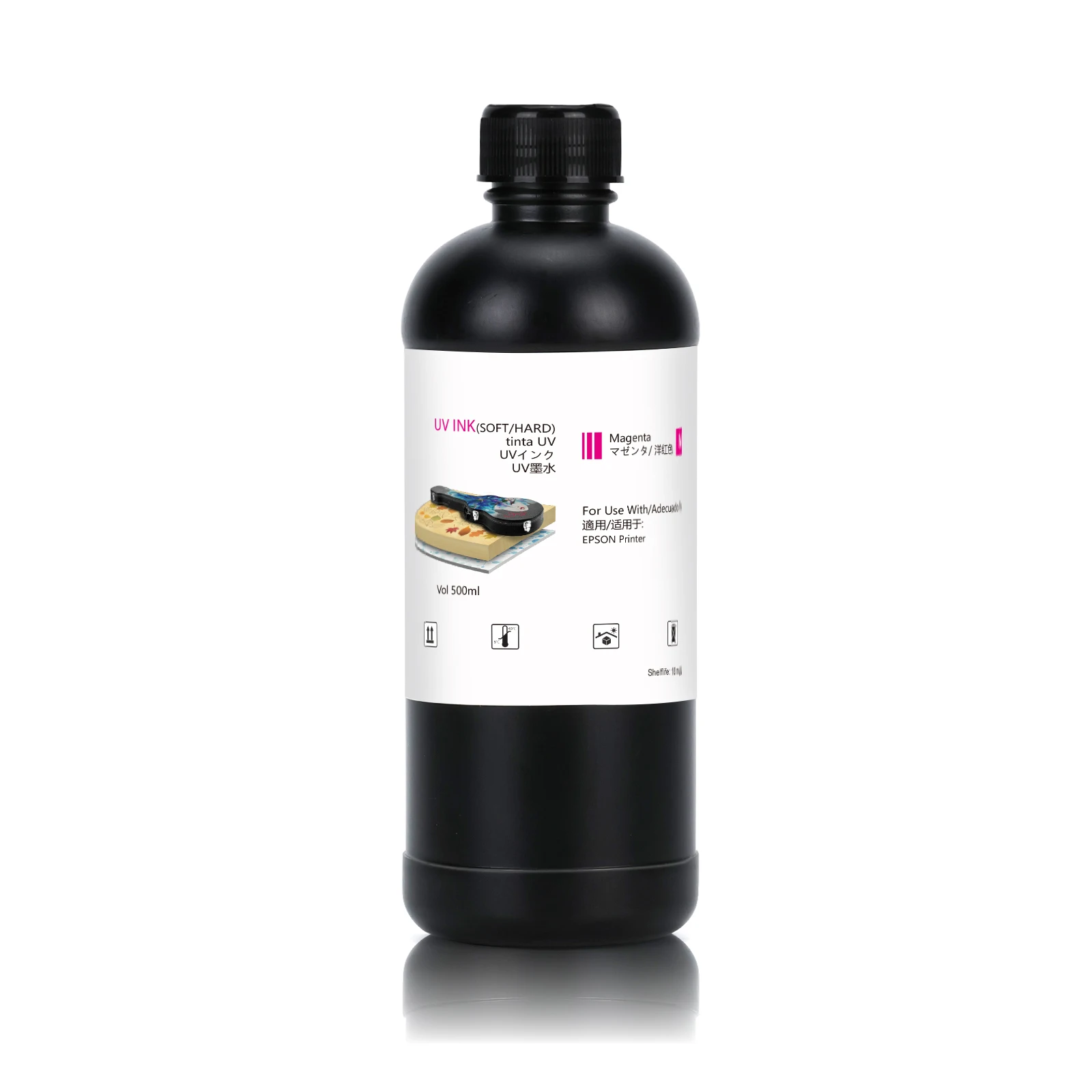 DX4 DX5 DX6 DX7 DX10 Printhead 500ml UV Invisible Curing Ink LED UV Ink For Epson 1390 R1800 R1900 TX800 4800 4880 7880 9880