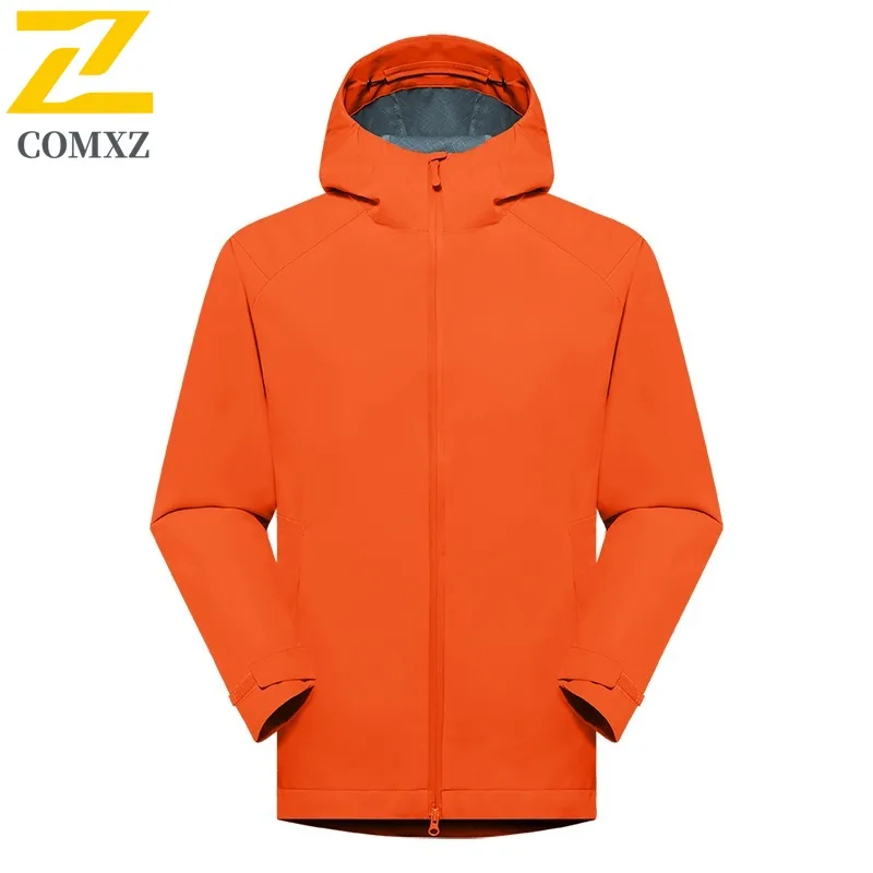 COMXZ Trendy Chaqueta Loose Windproof Outdoor Hunting Camping Windbreaker Jacket Climbing Comfortable Breathable Men's Outerwear