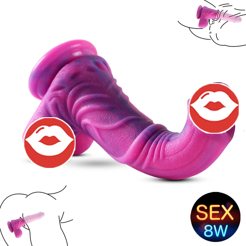 

Soft Realistic Huge Penis Cheap Anal Dildo Silicone Suction Cup Thick Dick Butt Plug Sex Toys Men Women Gay Strapon Cock