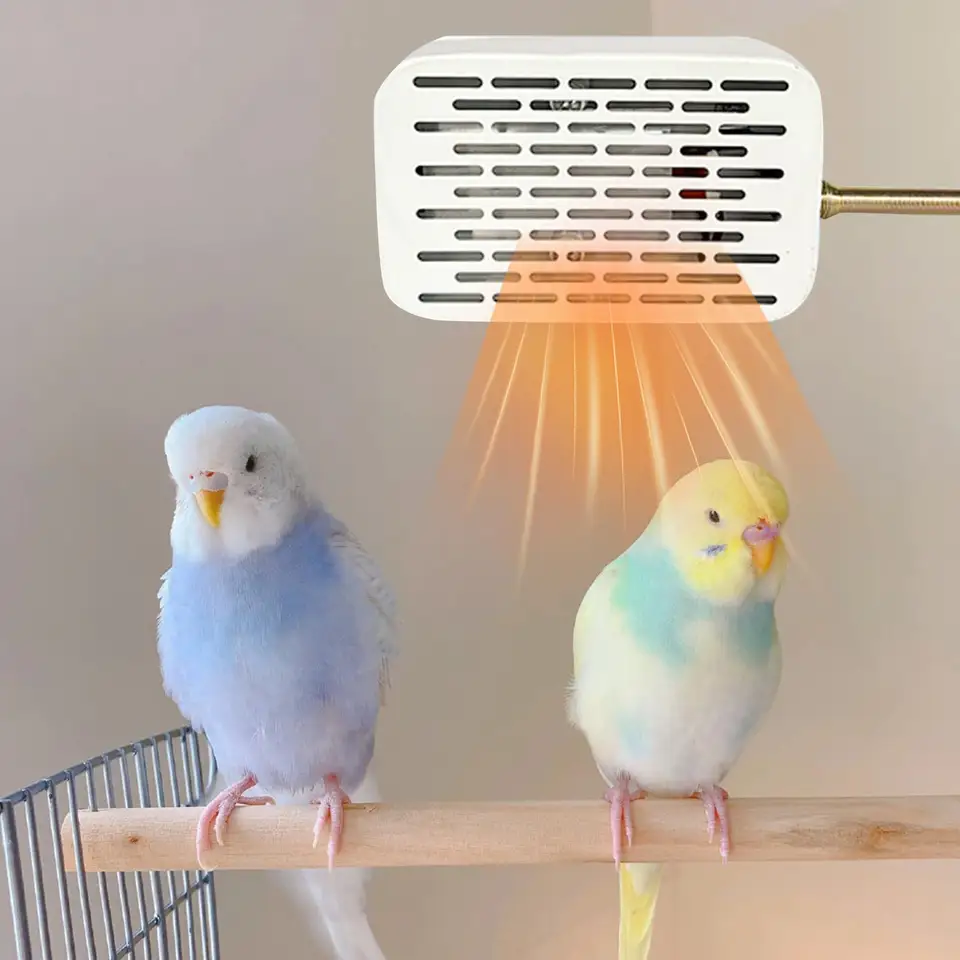 Verwarmde Vogelzitplaatsen, Snel Verwarmende Vogelkooiverwarmer Verwarmde Vogelzitplaatsen, Snel Verwarmende Vogelkooiverwarmer