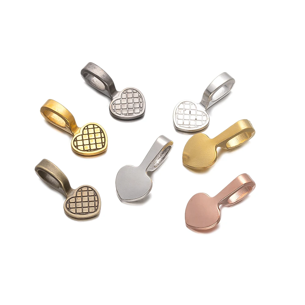 20/50 Stück Kleber auf Kautionen Charms Aufhänger für DIY Glas Cabochon Fliesen Anhänger Halskette Ohrring Schmuckherstellung Zubehör Zubehör – Detail 5