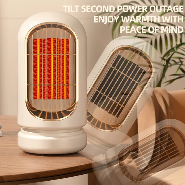 New Mini Desktop Heater with PTC Heating and Long-lasting Constant Temperature Overheating Protection 6
