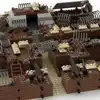 MOC building block model ornament, multiple trench combination kits for battlefield defense works, 16x16 hole bottom plate Toys 4