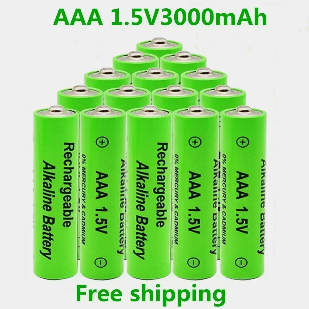 

AAA1.5V Rechargeable AAA Batteries 3000mAh - Perfect for Watches, Toys, Computers and More