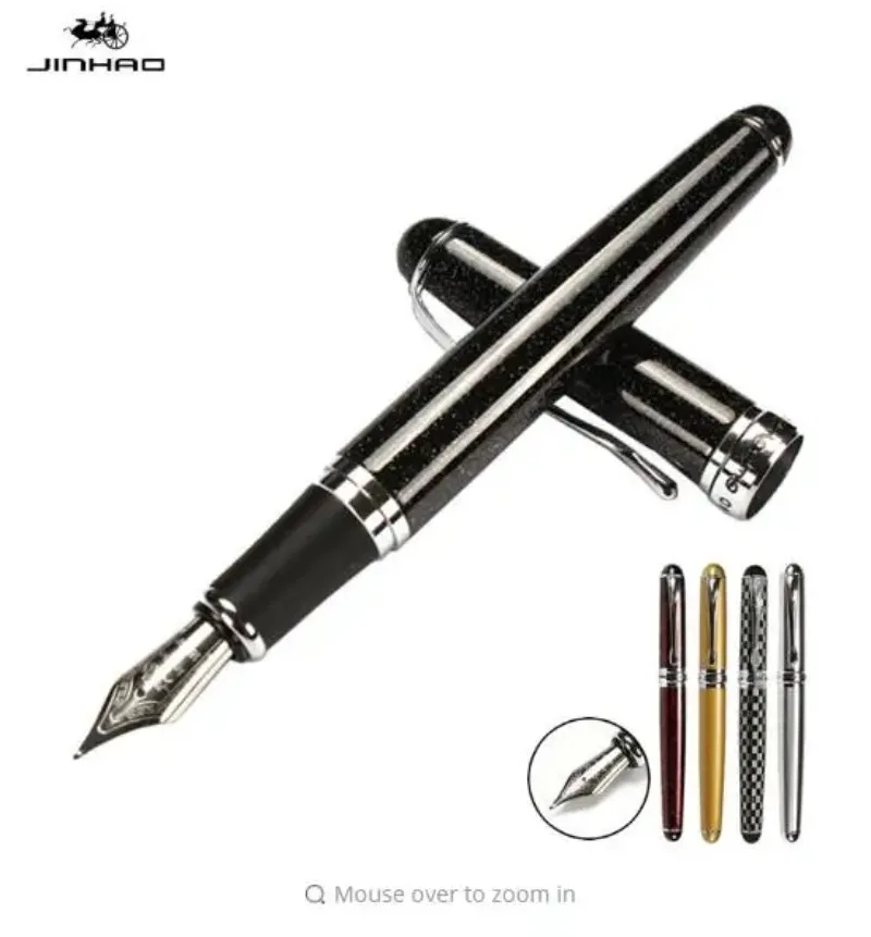 JINHAO 750 Polished Ivory White Broad Nib High Quality Fountain Pen Binder School&Office Writing Pen ivory