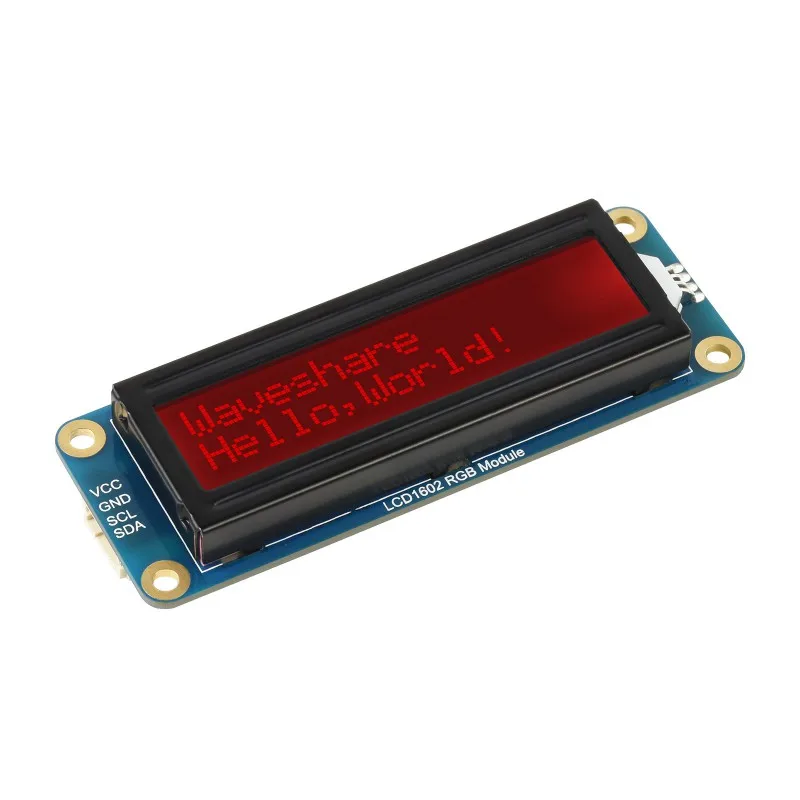 LCD1602 RGB ���, 16x2 ���� LCD, RGB �����Ʈ, 3.3V/5V, I2C ����, ����� ����/���� ����/���� ����� ȣȯ