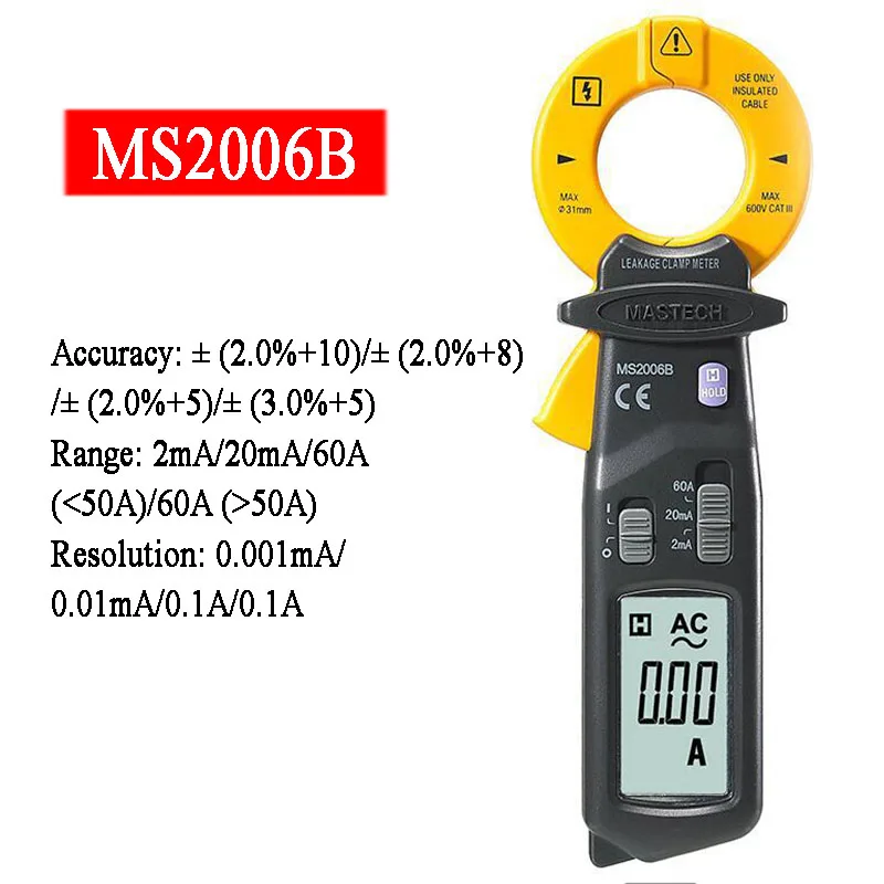 Pinza Amperimétrica Fuga MS2006B I MASTECH