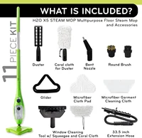 Steam Mop and Handheld Steam Cleaner For Cleaning Hardwood and Kitchen Tile Floors, Grout Cleaner, Upholstery Cleaner and Carpet 2