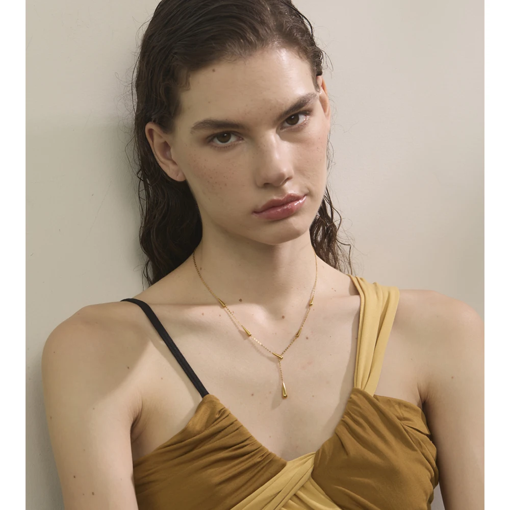 Yhpup Pendant Necklace Stainless Steel High Quality Fashion Trendy