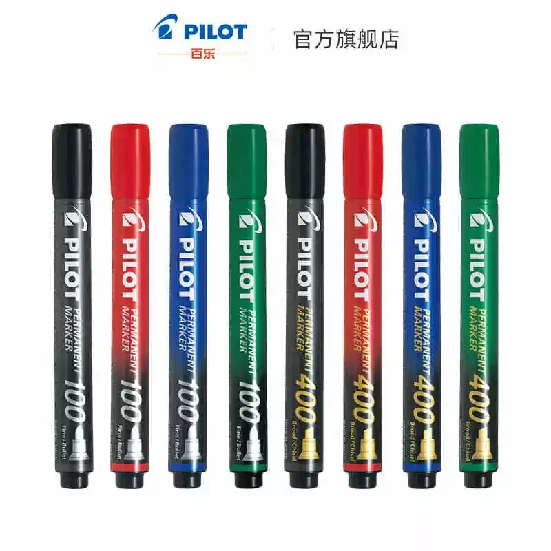 1pcs Japan PILOT Permanent Markers Pens SCA-100 Oil Non-Faded Alcohol Marker Waterproof Poster Painting Graffiti Art Stationery
