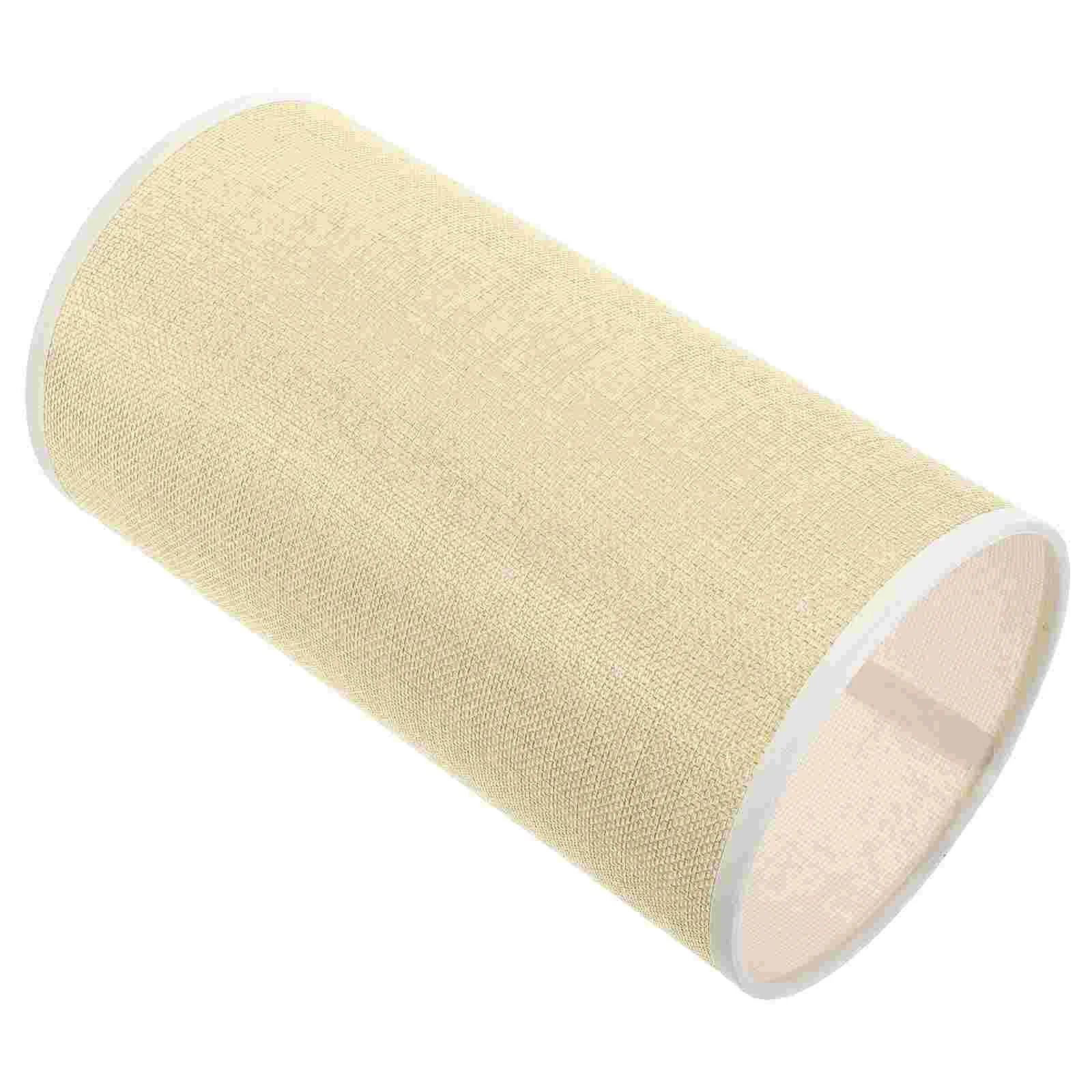 

Drum Lamp Shade E27 Linen Cylinder Lamp Shade Spider Construction Lamp Shade Replacement Light Cover Table Floor Lamp