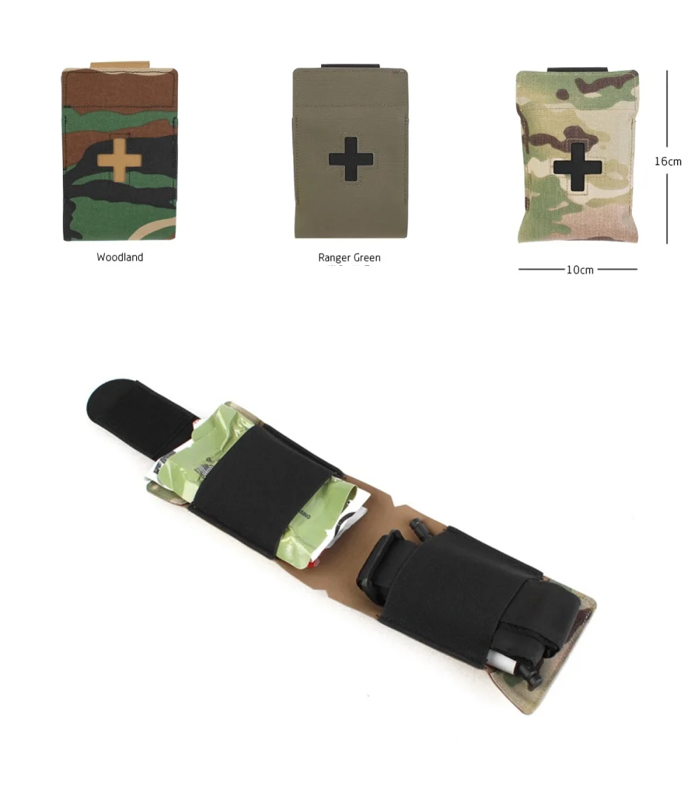 

EDC переносная медицинская сумка Clip, портативные аварийные принадлежности, небольшая сумка с зажимом, композитная ткань OT17