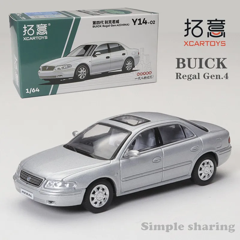 

XCarToys 1/64 BUICK Regal Gen.4 Silvery Alloy Diecast Model Car Toy Collection Gift