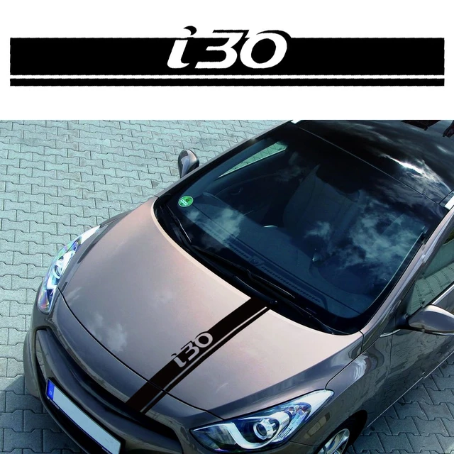 Car Hood Bonnet Cover Vinyl Film Strips Stickers Decal For Hyundai Kona  Tucson Veloster I20 I30 Car Styling Accessories - Car Stickers - AliExpress