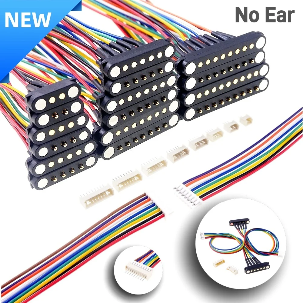 Enhanced Magnetic Pogo Pin Connector - Spring Loaded DC Power Socket