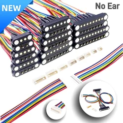 Enhanced Magnetic Pogo Pin Connector - Spring Loaded DC Power Socket - 3P (Male Female JST1.25)
