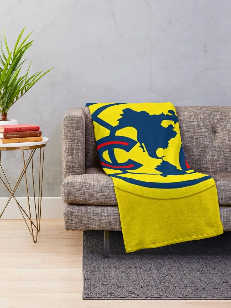 Club America Throw Blanket Stuffed Blankets Fluffy Blankets Large For Sofa Thin