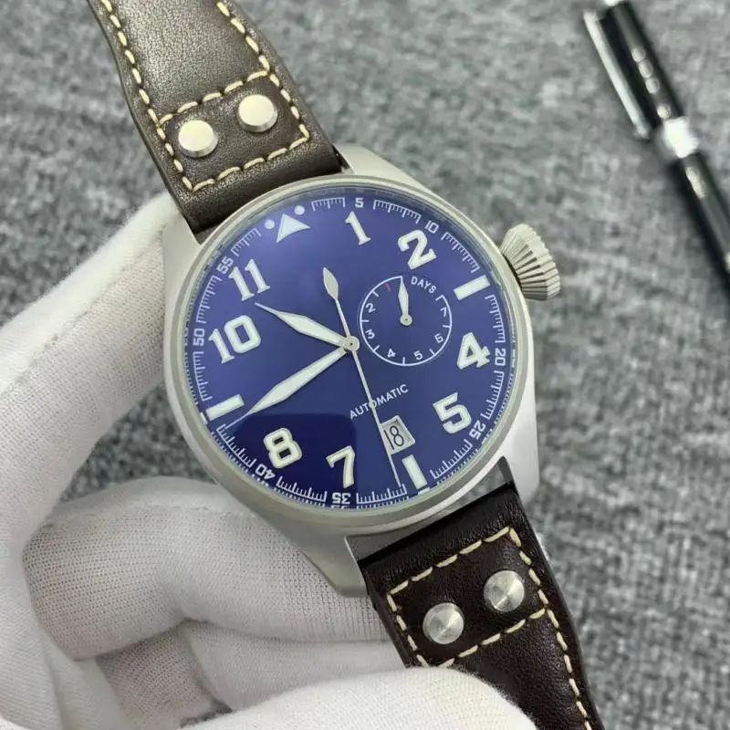 

Fashion Mechanical Watch Stainless Steel High Quality 44mm AAA Business Relogios Masculino