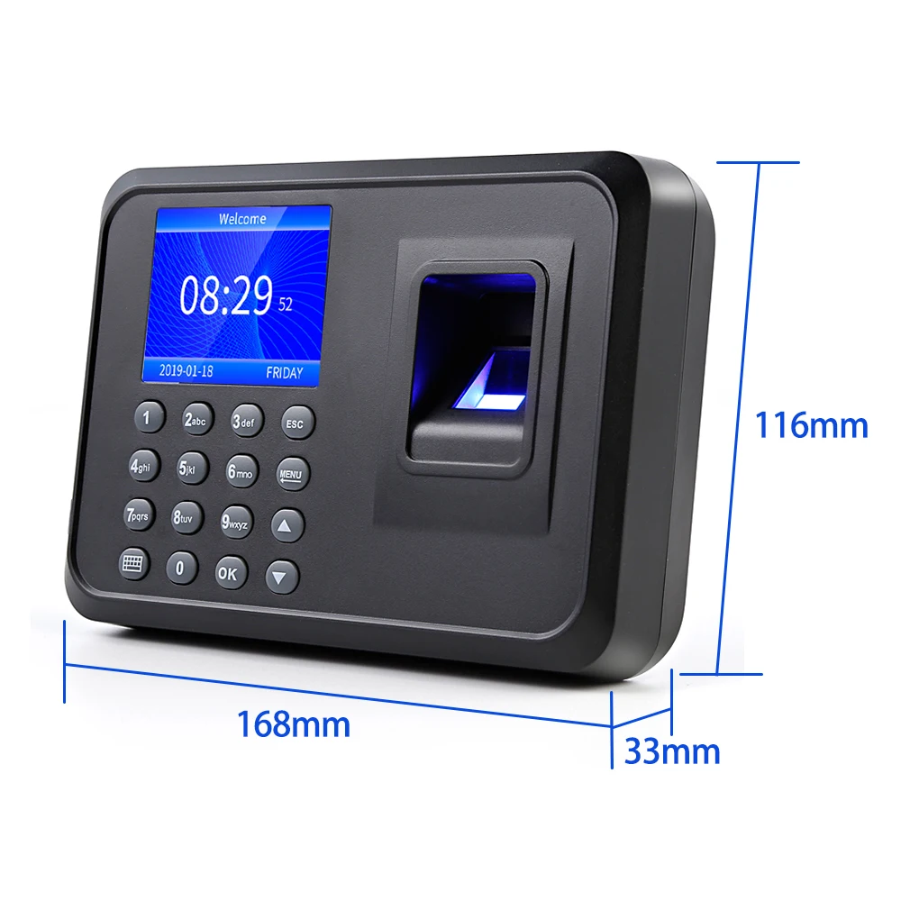 Biometric Fingerprint Time Attendance Clock Recorder Employee Recognition Device attendance machine