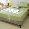 Solid Color Waterproof Fitted Bed Sheet Mattress Protector Adjustable With Elastic Band Soft Comfortable Mattress Cover Fitted 5