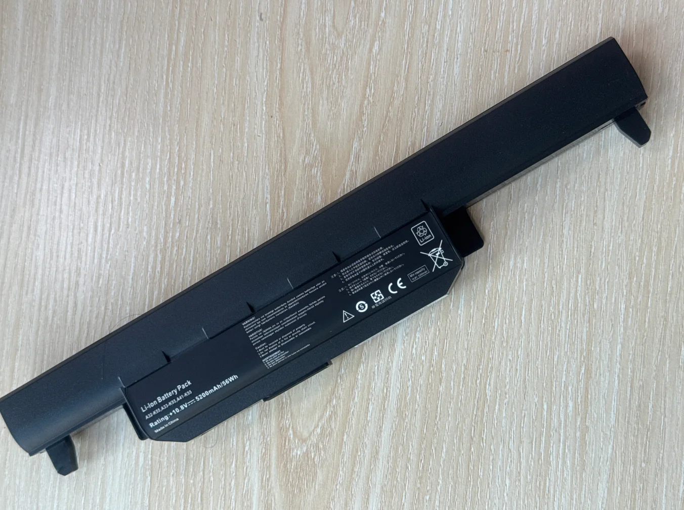 Infoelettronica Batteria 5200mAh Per Asus A45/A55 E Serie K45/X55 - Cella Di Alta Qualità, Ricambio Italiano