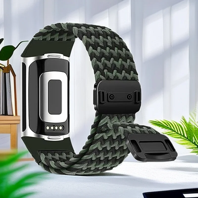 Magnetic Elastic Braided Loop Replacement Band Strap