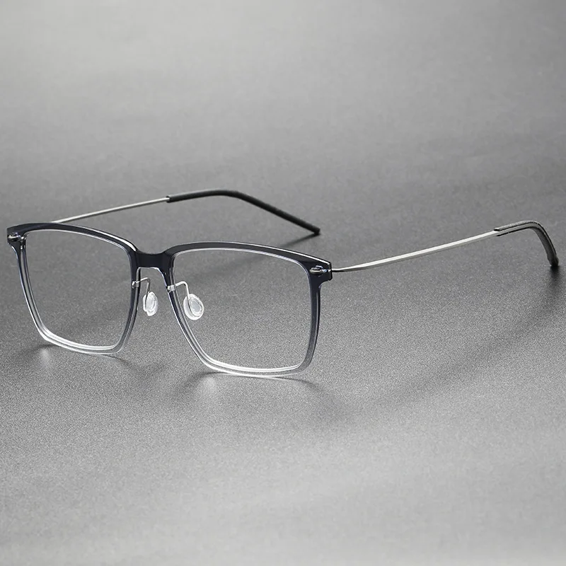 

Denmark Designer Top Quality Handmade Acetate Prescription Glasses Frame Men Women Retro Screwless Square Eyeglass Frame Eyewear